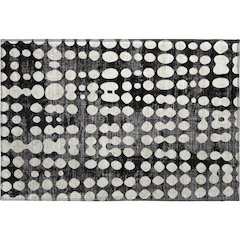 Premium Machine Washable Mayfield AMF869 Black 1'8" x 2'6" Rug