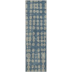 Premium Machine Washable Mayfield AMF869 Denim 2'3" x 7'6" Runner Rug