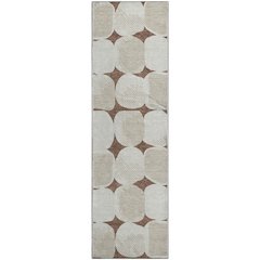 Premium Machine Washable Mayfield AMF870 Brown 2'3" x 7'6" Runner Rug