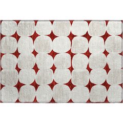 Premium Machine Washable Mayfield AMF870 Burgundy 1'8" x 2'6" Rug