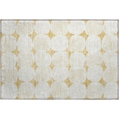 Premium Machine Washable Mayfield AMF870 Gold 1'8" x 2'6" Rug