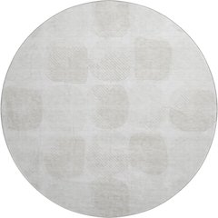 Premium Machine Washable Mayfield AMF870 Ivory 8' x 8' Round Rug
