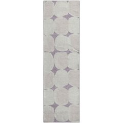 Premium Machine Washable Mayfield AMF870 Lavender 2'3" x 7'6" Runner Rug