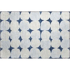 Premium Machine Washable Mayfield AMF870 Navy 1'8" x 2'6" Rug
