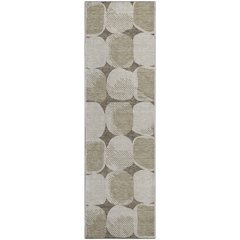 Premium Machine Washable Mayfield AMF870 Taupe 2'3" x 7'6" Runner Rug