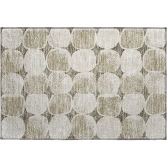 Premium Machine Washable Mayfield AMF870 Taupe 1'8" x 2'6" Rug