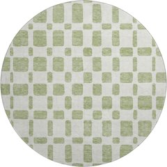 Premium Machine Washable Mayfield AMF871 Aloe 8' x 8' Round Rug