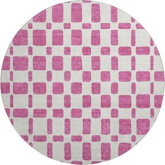 Premium Machine Washable Mayfield AMF871 Blush 8' x 8' Round Rug