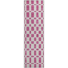 Premium Machine Washable Mayfield AMF871 Blush 2'3" x 7'6" Runner Rug
