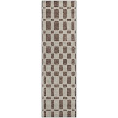 Premium Machine Washable Mayfield AMF871 Brown 2'3" x 7'6" Runner Rug