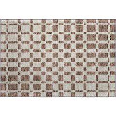 Premium Machine Washable Mayfield AMF871 Brown 1'8" x 2'6" Rug