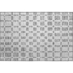 Premium Machine Washable Mayfield AMF871 Gray 1'8" x 2'6" Rug