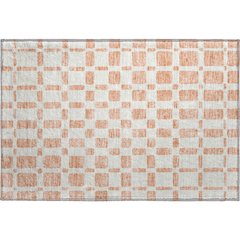 Premium Machine Washable Mayfield AMF871 Peach 1'8" x 2'6" Rug