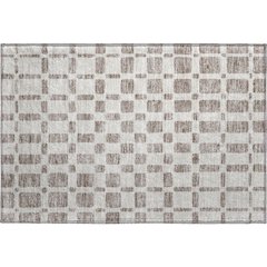 Premium Machine Washable Mayfield AMF871 Taupe 1'8" x 2'6" Rug
