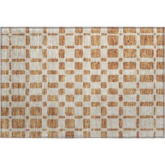 Premium Machine Washable Mayfield AMF871 Terracotta 1'8" x 2'6" Rug