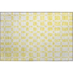 Premium Machine Washable Mayfield AMF871 Yellow 1'8" x 2'6" Rug