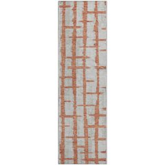 Premium Machine Washable Mayfield AMF872 Coral 2'3" x 7'6" Runner Rug