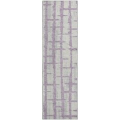 Premium Machine Washable Mayfield AMF872 Lavender 2'3" x 7'6" Runner Rug