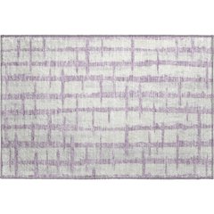 Premium Machine Washable Mayfield AMF872 Lavender 1'8" x 2'6" Rug