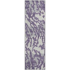 Premium Machine Washable Mayfield AMF873 Purple 2'3" x 7'6" Runner Rug