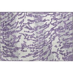 Premium Machine Washable Mayfield AMF873 Purple 1'8" x 2'6" Rug
