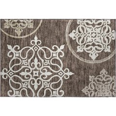 Premium Machine Washable Mayfield AMF874 Chocolate 1'8" x 2'6" Rug