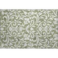 Premium Machine Washable Mayfield AMF875 Fern 1'8" x 2'6" Rug