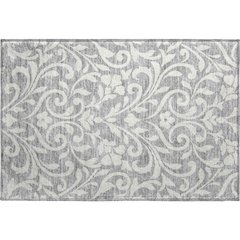 Premium Machine Washable Mayfield AMF875 Gray 1'8" x 2'6" Rug