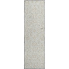 Premium Machine Washable Mayfield AMF875 Ivory 2'3" x 7'6" Runner Rug
