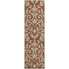 Premium Machine Washable Mayfield AMF875 Paprika 2'3" x 7'6" Runner Rug