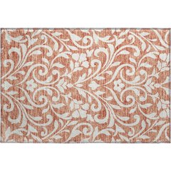 Premium Machine Washable Mayfield AMF875 Salmon 1'8" x 2'6" Rug