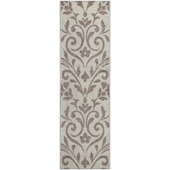 Premium Machine Washable Mayfield AMF875 Taupe 2'3" x 7'6" Runner Rug