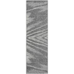 Premium Machine Washable Mayfield AMF876 Gray 2'3" x 7'6" Runner Rug