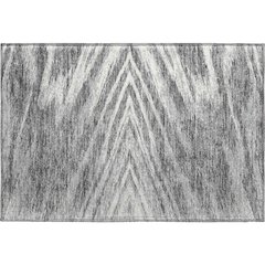 Premium Machine Washable Mayfield AMF876 Gray 1'8" x 2'6" Rug