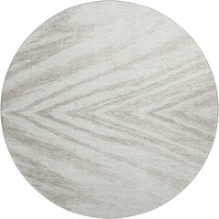 Premium Machine Washable Mayfield AMF876 Ivory 8' x 8' Round Rug