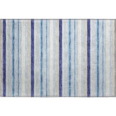 Premium Machine Washable Mayfield AMF879 Blue 1'8" x 2'6" Rug
