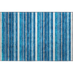 Premium Machine Washable Mayfield AMF879 Denim 1'8" x 2'6" Rug