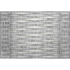 Premium Machine Washable Mayfield AMF881 Gray 1'8" x 2'6" Rug