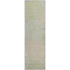 Premium Machine Washable Mayfield AMF882 Aloe 2'3" x 7'6" Runner Rug