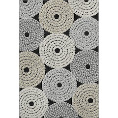 Premium Machine Washable Mayfield AMF882 Black 2'6" x 3'10" Rug