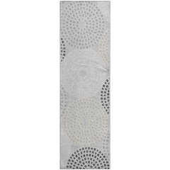 Premium Machine Washable Mayfield AMF882 Gray 2'3" x 7'6" Runner Rug