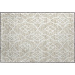 Premium Machine Washable Mayfield AMF884 Beige 1'8" x 2'6" Rug