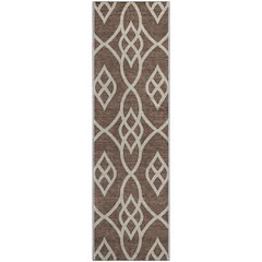 Premium Machine Washable Mayfield AMF884 Chocolate 2'3" x 7'6" Runner Rug