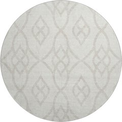 Premium Machine Washable Mayfield AMF884 Ivory 8' x 8' Round Rug
