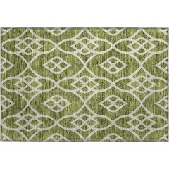Premium Machine Washable Mayfield AMF884 Olive 1'8" x 2'6" Rug