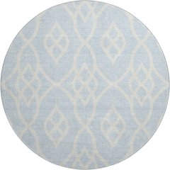 Premium Machine Washable Mayfield AMF884 Sky 8' x 8' Round Rug
