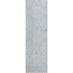 Premium Machine Washable Mayfield AMF884 Sky 2'3" x 7'6" Runner Rug