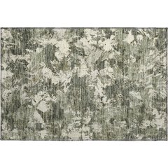 Premium Machine Washable Mayfield AMF885 Olive 1'8" x 2'6" Rug