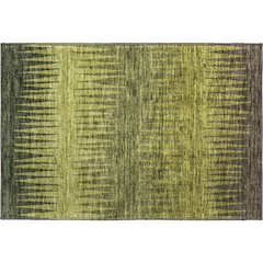 Premium Machine Washable Mayfield AMF886 Olive 1'8" x 2'6" Rug