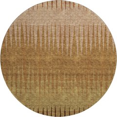 Premium Machine Washable Mayfield AMF886 Paprika 8' x 8' Round Rug